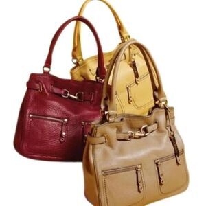 ✨Cole Haan Bucket Washed Out Yellow Bag✨